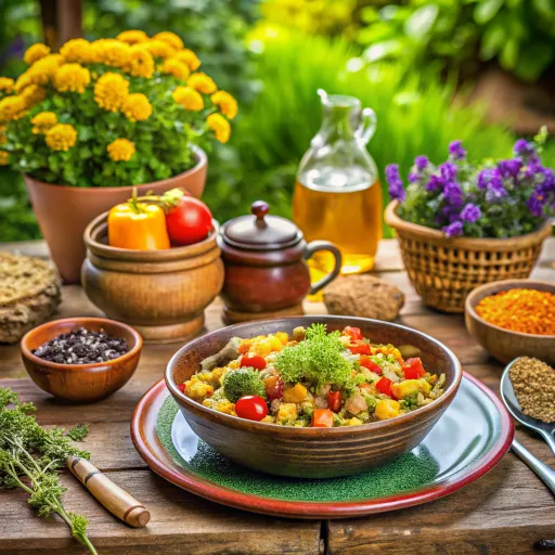 Teljes Kiőrlésű Quinoa és Zöldség Ragu